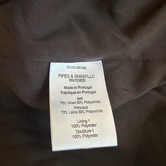 Veronica beard Ellette dickey jacket blazer charcoal multi stripe - Picture 7 of 8